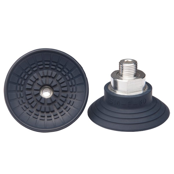 Fipa Flat vacuum cup diam. 60 mm, NBR blue, fitting G1/4-male 103.060.048.1 - main